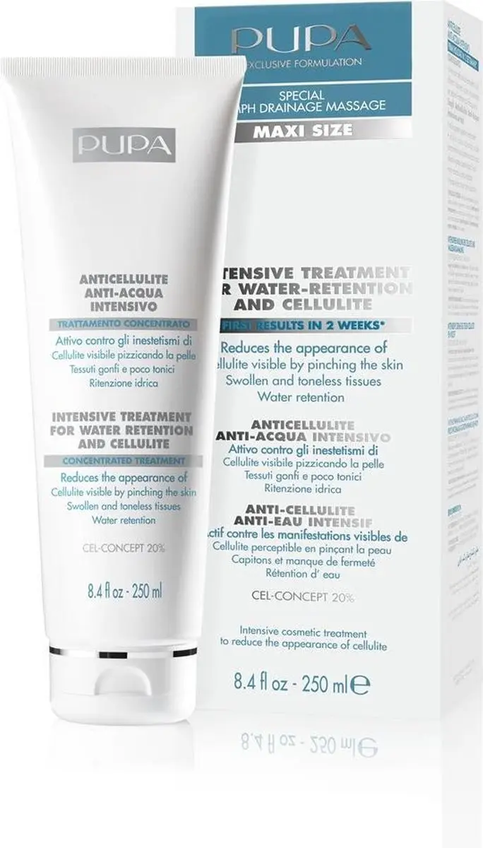 Pupa Milano Water Retention & Cellulite Treatment 250ml