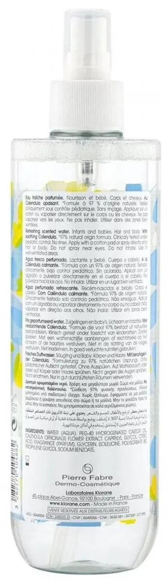 Klorane Baby Verfrissend Water 500ml