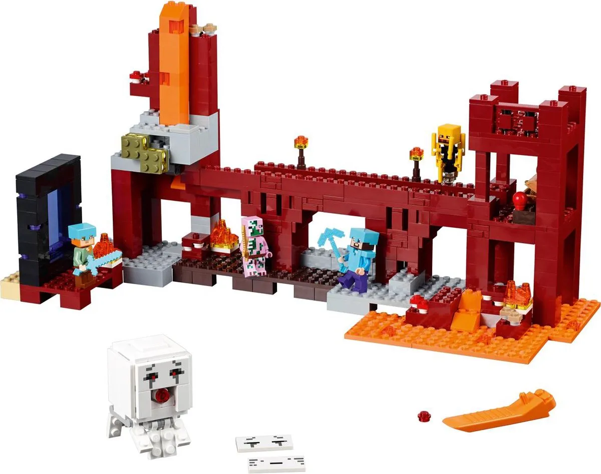 LEGO Minecraft Het Netherfort 21122 - 571 Stukken