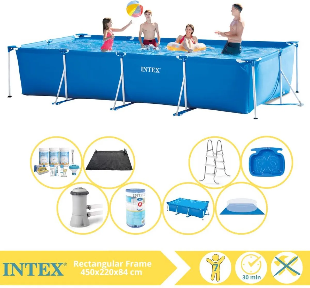 Intex 28273NP Opzetzwembad 450x220x84cm