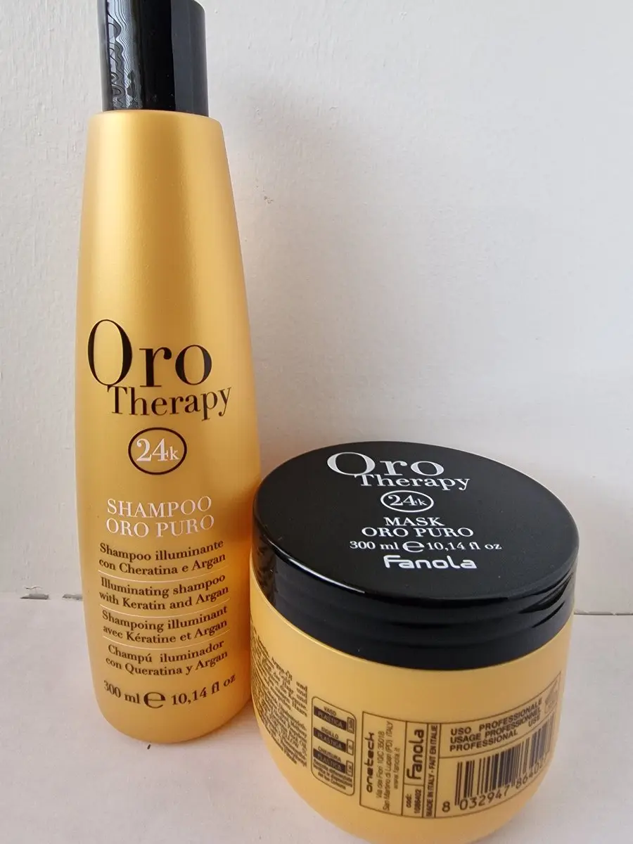 Fanola ORO THERAPY GoldDUO Shampoo & Mask 300ml