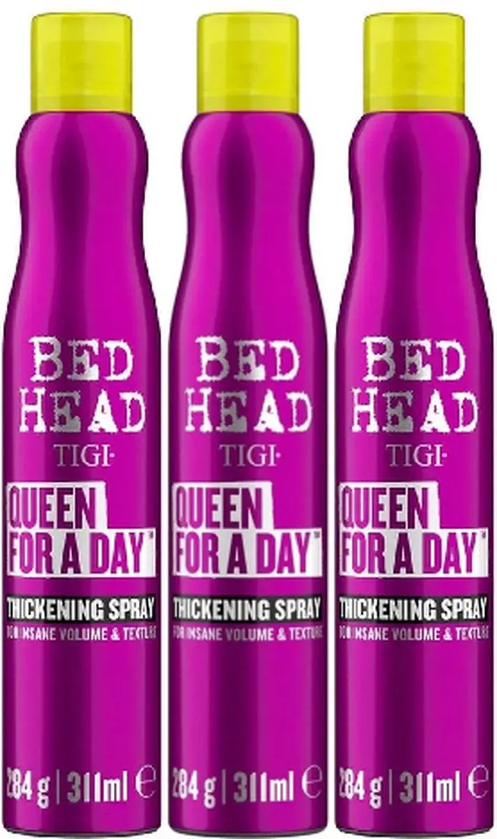 TIGI Bed Head Queen For A Day Haarspray 933ml - 3 Stuks
