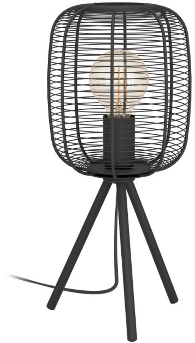 Eglo Rinroe Tafellamp E27 - 44cm - Zwart