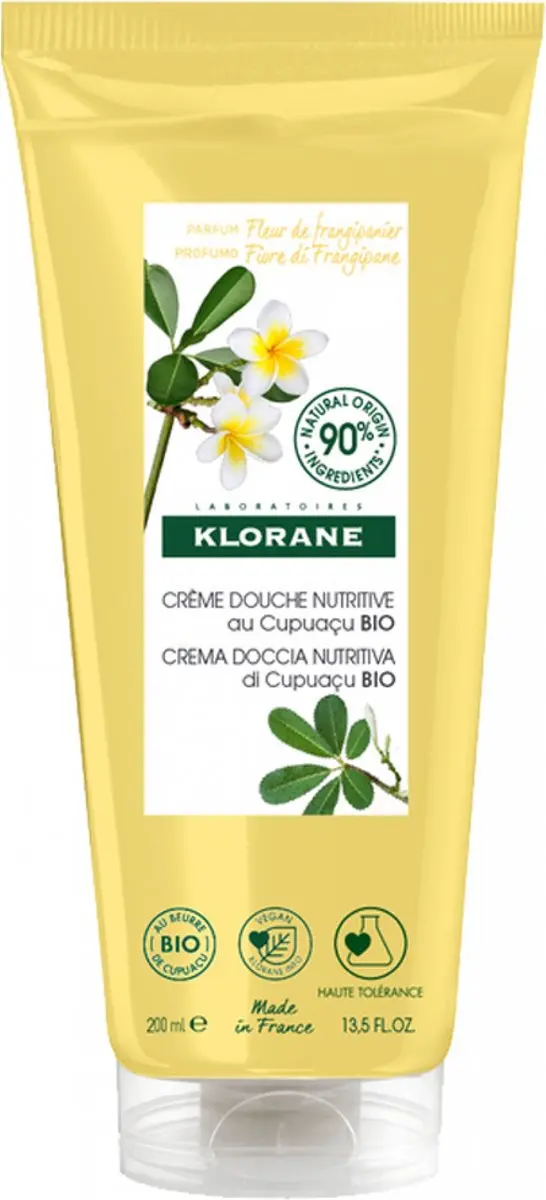 Klorane Huid Fleur de Frangipanier Douchecrème 200ml