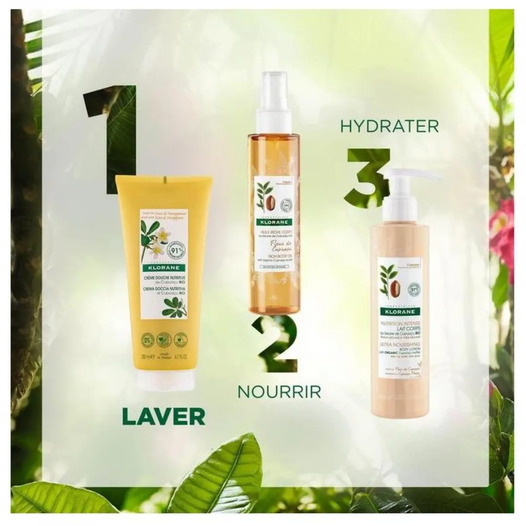 Klorane Huid Fleur de Frangipanier Douchecrème 200ml