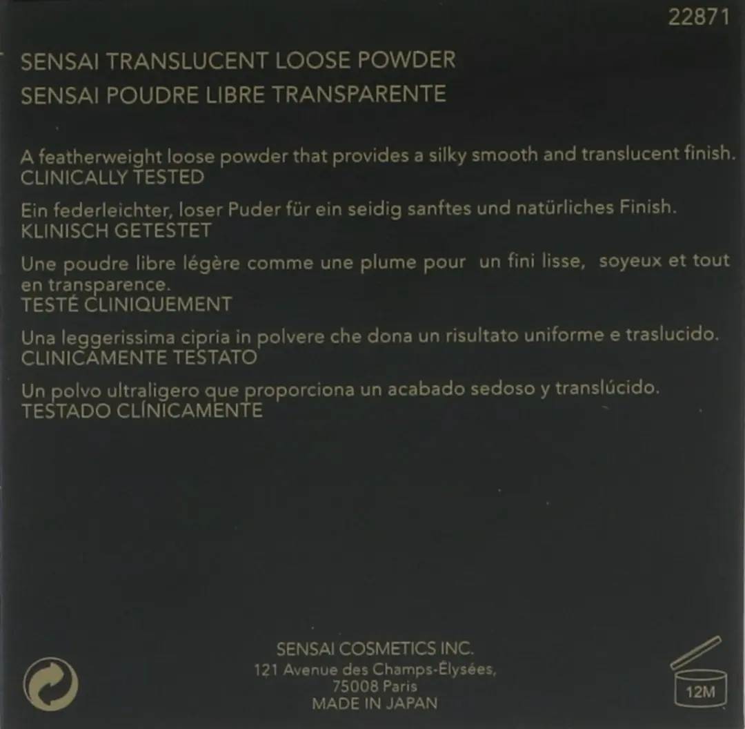 Sensai Loose Powder Translucent Poeder 20g