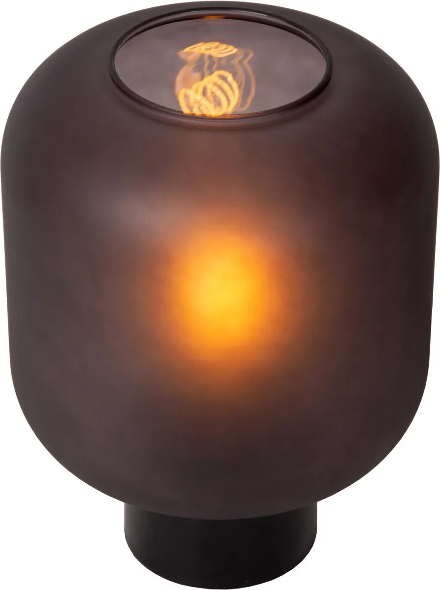 Lucide Eloise Tafellamp Ø21cm - 1xE27 - Zwart