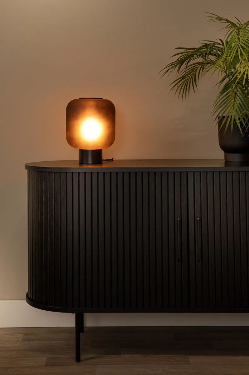 Lucide Eloise Tafellamp Ø21cm - 1xE27 - Zwart