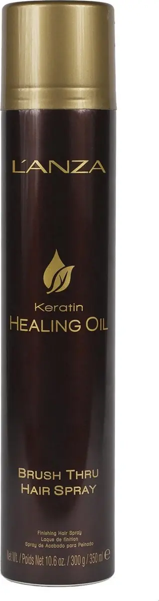 L'Anza Keratin Healing Oil Brush Thru Haarspray 350ml