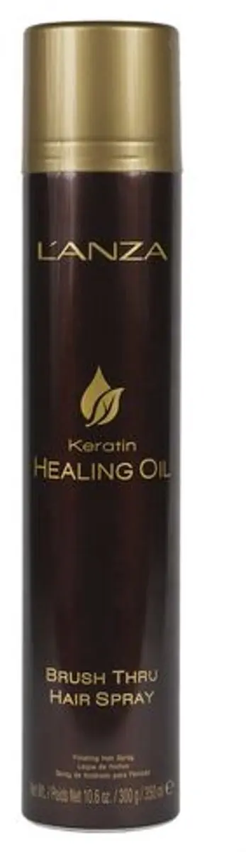 L'Anza Keratin Healing Oil Brush Thru Haarspray 350ml - afbeelding 6 van 6