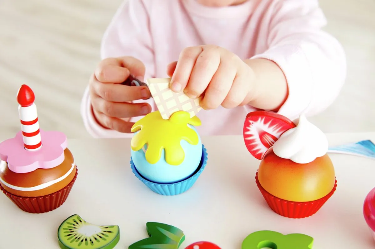 Hape Cupcakes - Veelkleurig