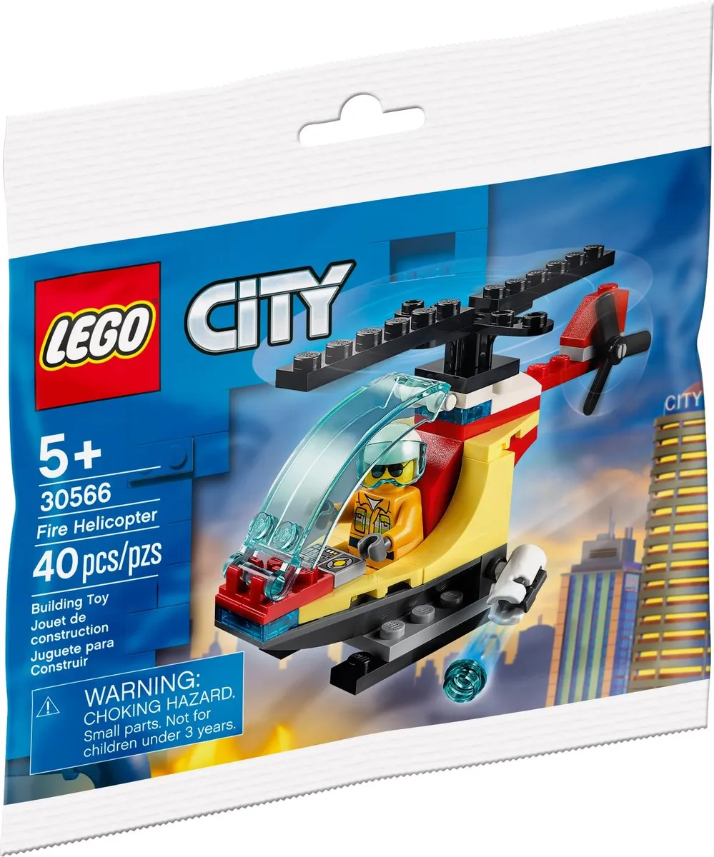 LEGO City Brandweerhelikopter 30566 - 40 Stukken - afbeelding 3 van 3