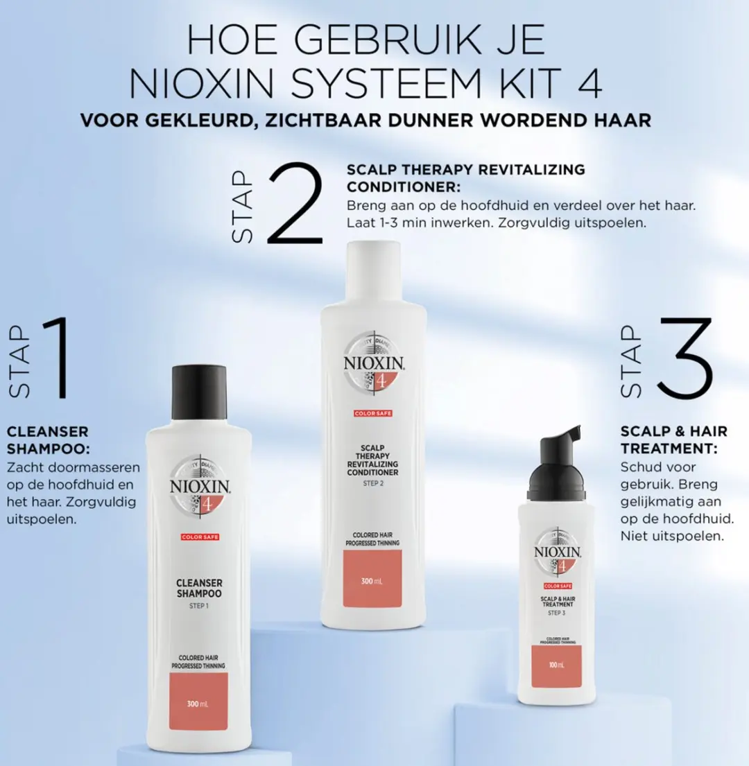 Nioxin System 4 Conditioner Progressed Thinning 300ml - afbeelding 6 van 6
