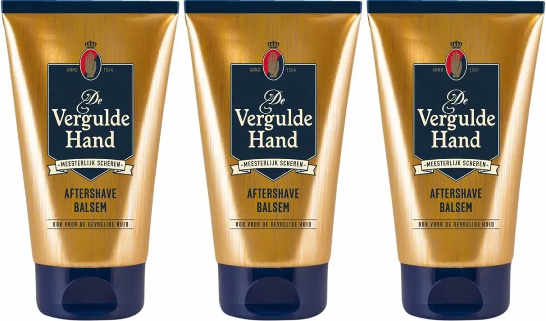 Vergulde Hand Aftershave Balsem 3x100ml