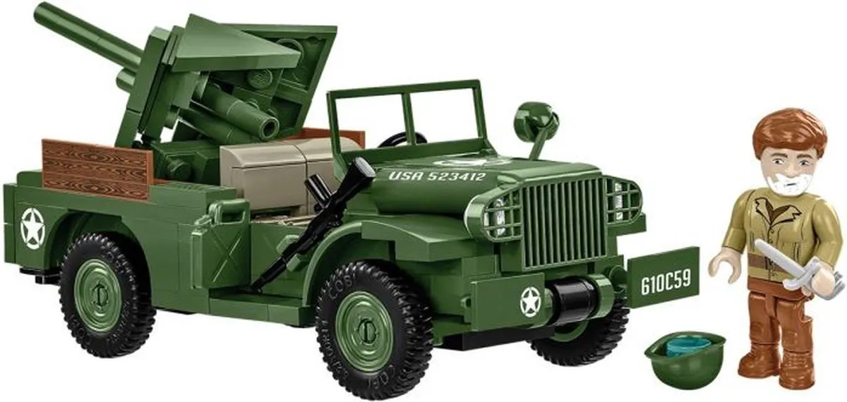 Cobi Dodge WC-55 GMC M6 Fargo - 230 Stukken - Meerkleurig - afbeelding 6 van 6