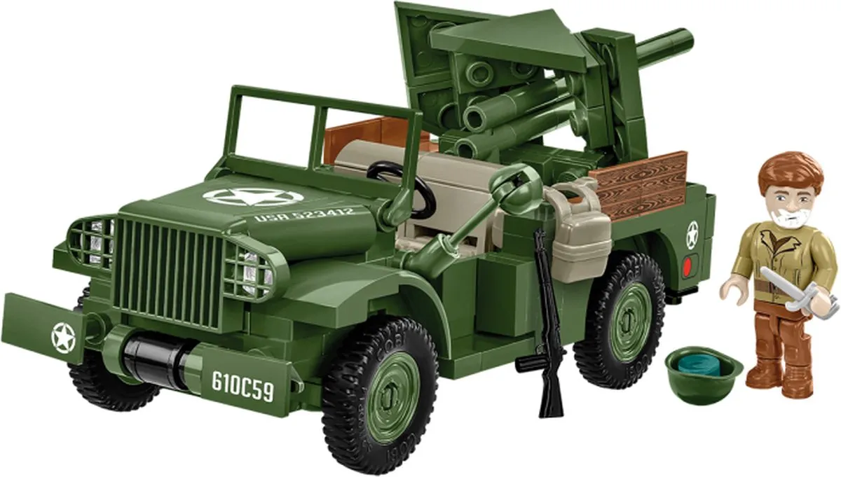 Cobi Dodge WC-55 GMC M6 Fargo - 230 Stukken - Meerkleurig