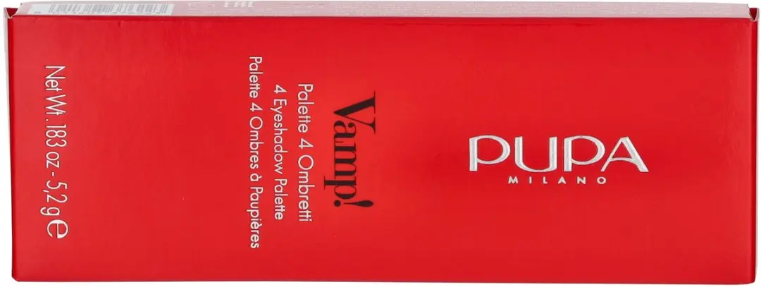 Pupa Milano Vamp! 4 Oogschaduw Palette 005 Intense Smokey - 5,2 g