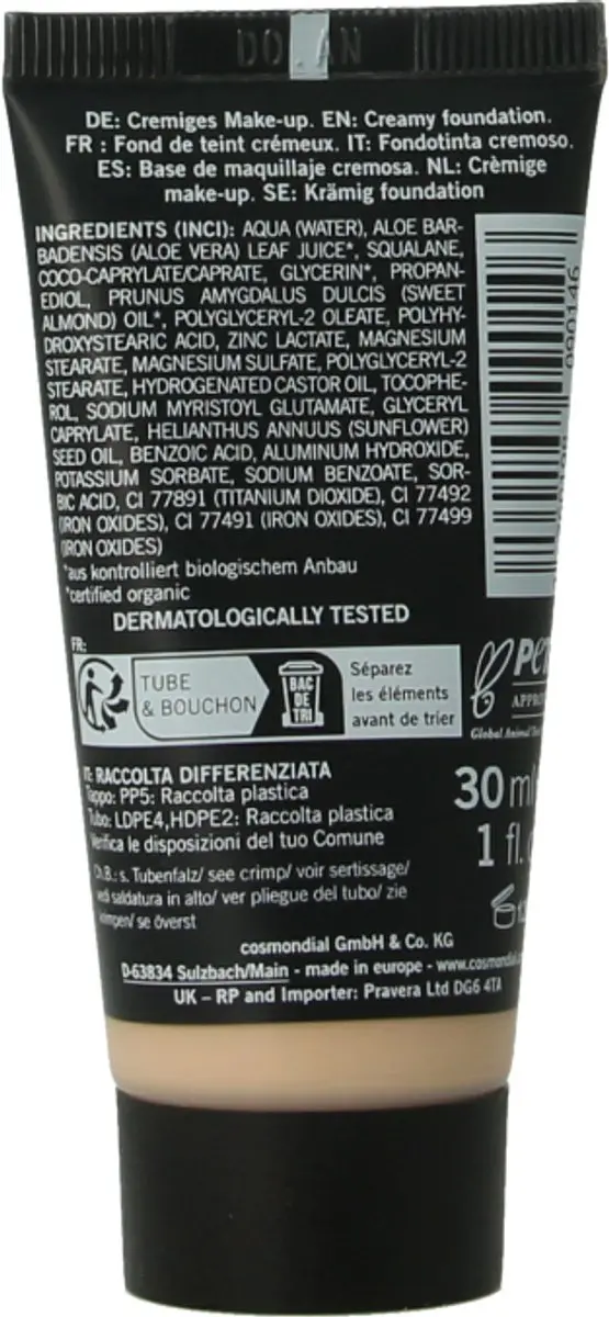 Benecos Creamy Foundation Honing 30ml