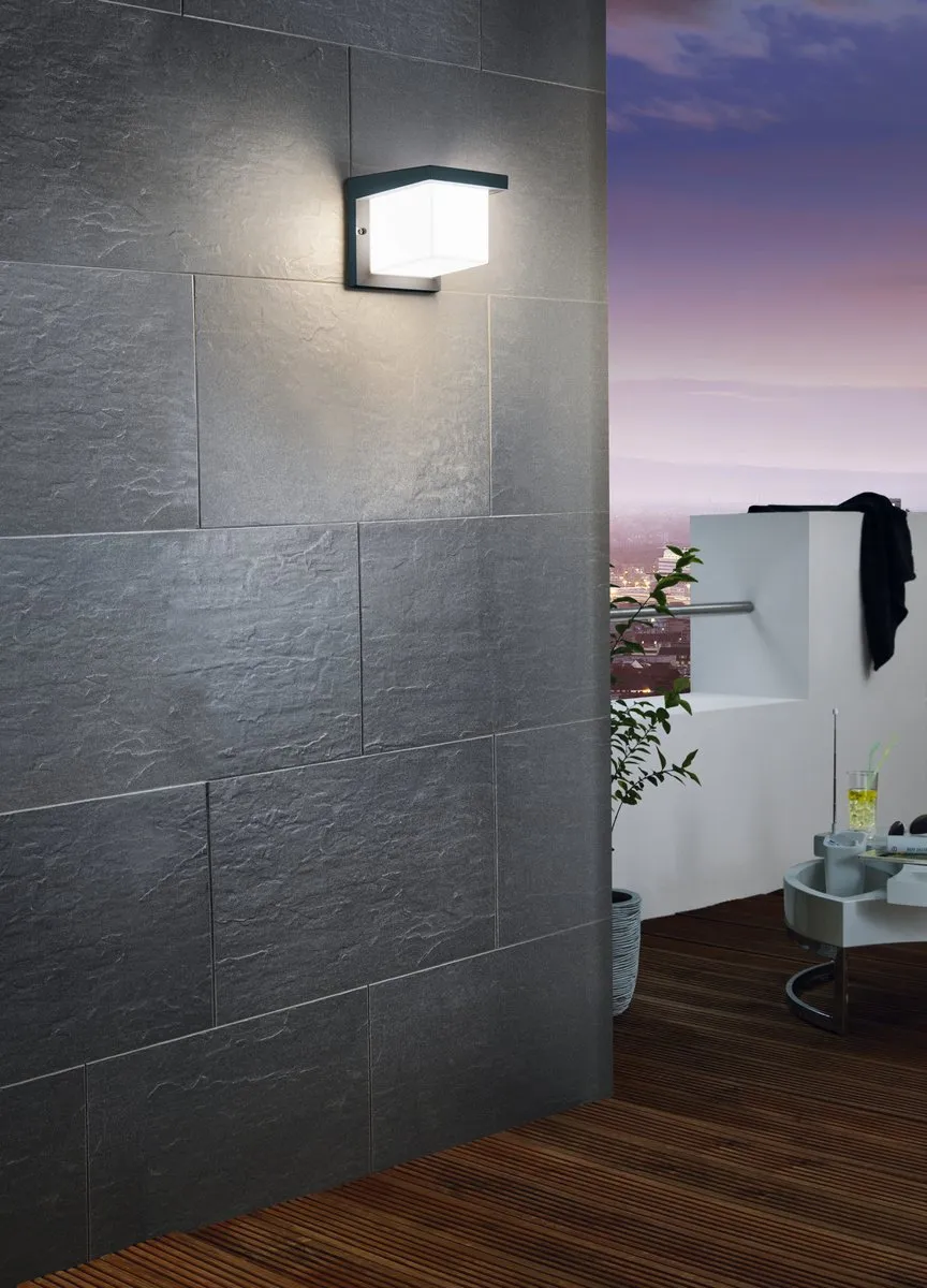 Eglo Topline Desella 1 Wandlamp 16cm - Antraciet