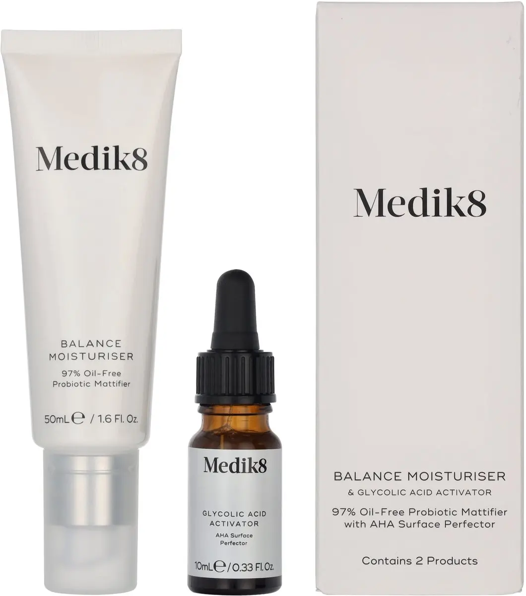 Medik8 Balance Moisturiser & Glycolic Acid Activator 50ml
