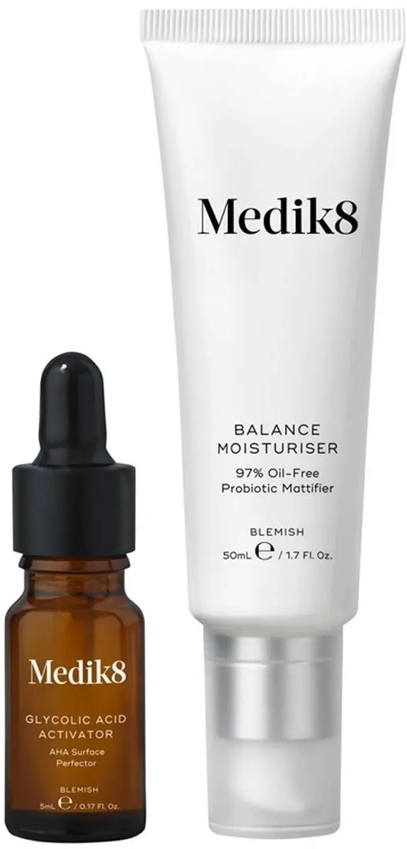Medik8 Balance Moisturiser & Glycolic Acid Activator 50ml