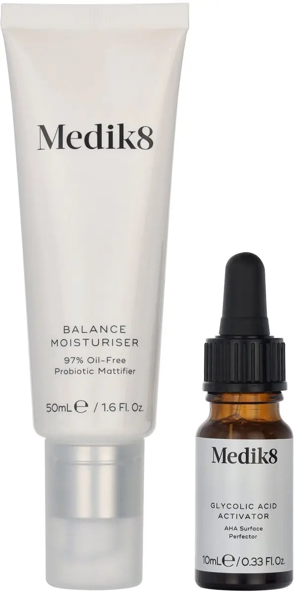 Medik8 Balance Moisturiser & Glycolic Acid Activator 50ml