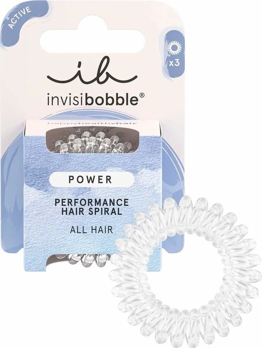Invisibobble Rubber Hairbands - 3 Stuks Transparant