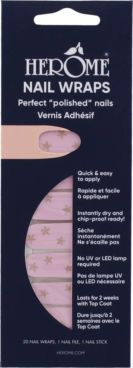 Herome Starry Pink Nagelstickers