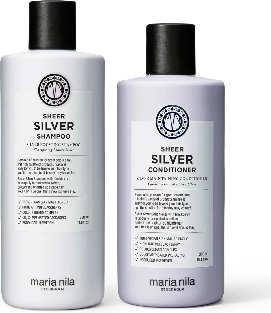 Maria Nila Sheer Silver Care Set
