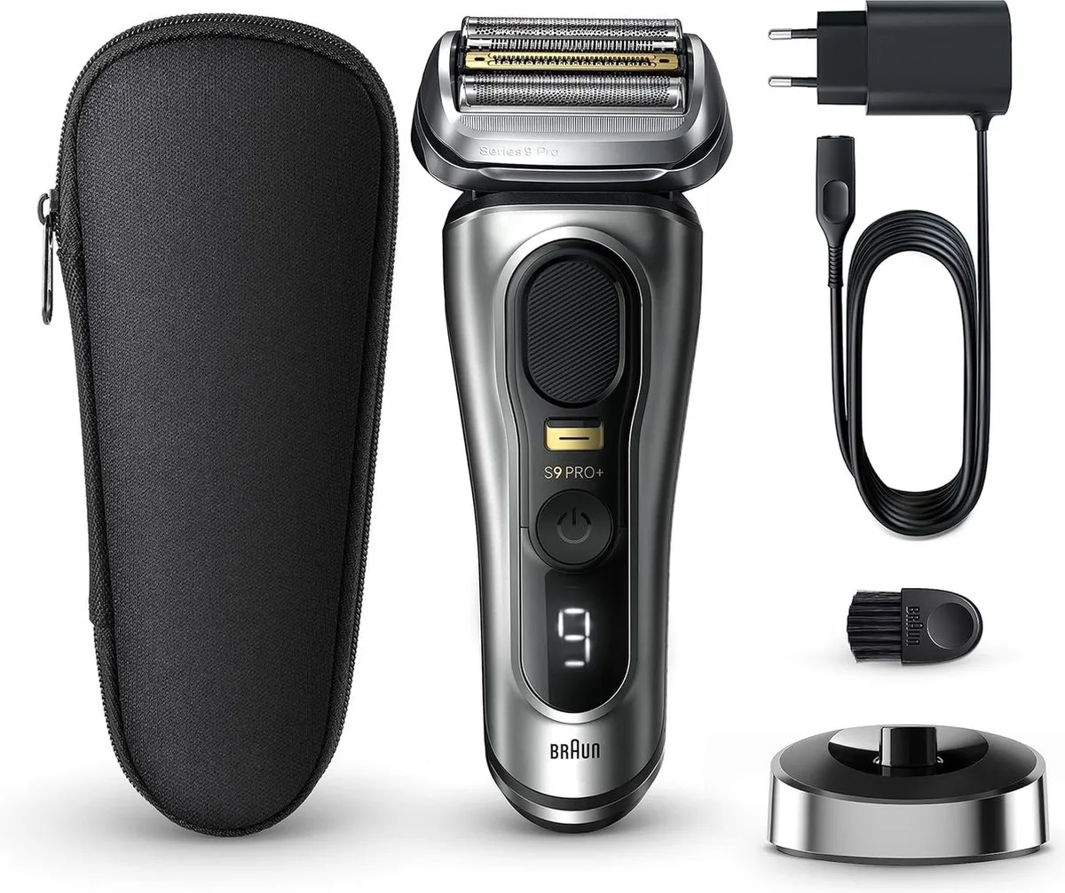 Braun Series 9 Pro+ 9517s Elektrisch Scheerapparaat - 5 Mesjes - Zilver