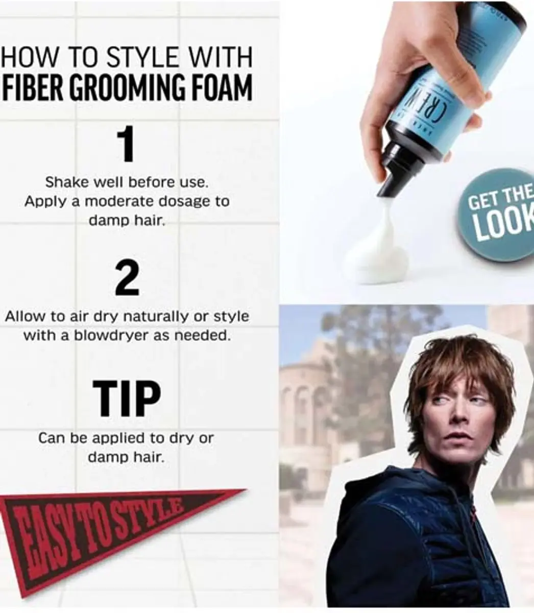American Crew Fiber Grooming Foam 200ml
