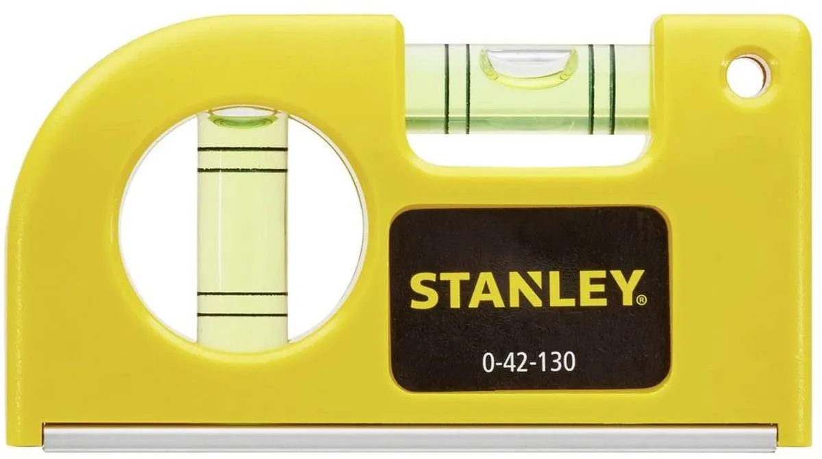 Stanley 0-42-130 Zakwaterpas Magnetisch - 8,7cm - Geel