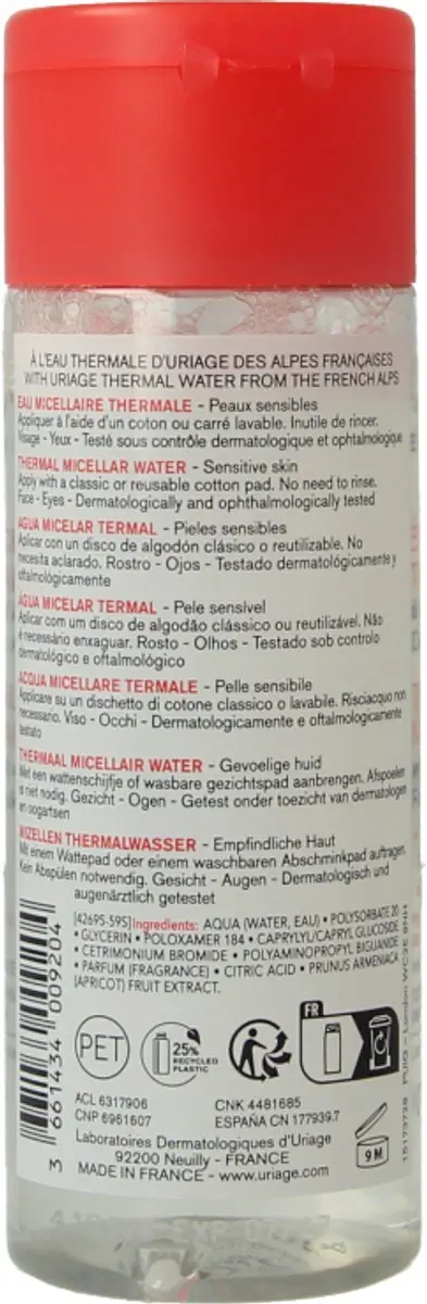 Uriage Thermaal Micellairwater 100ml