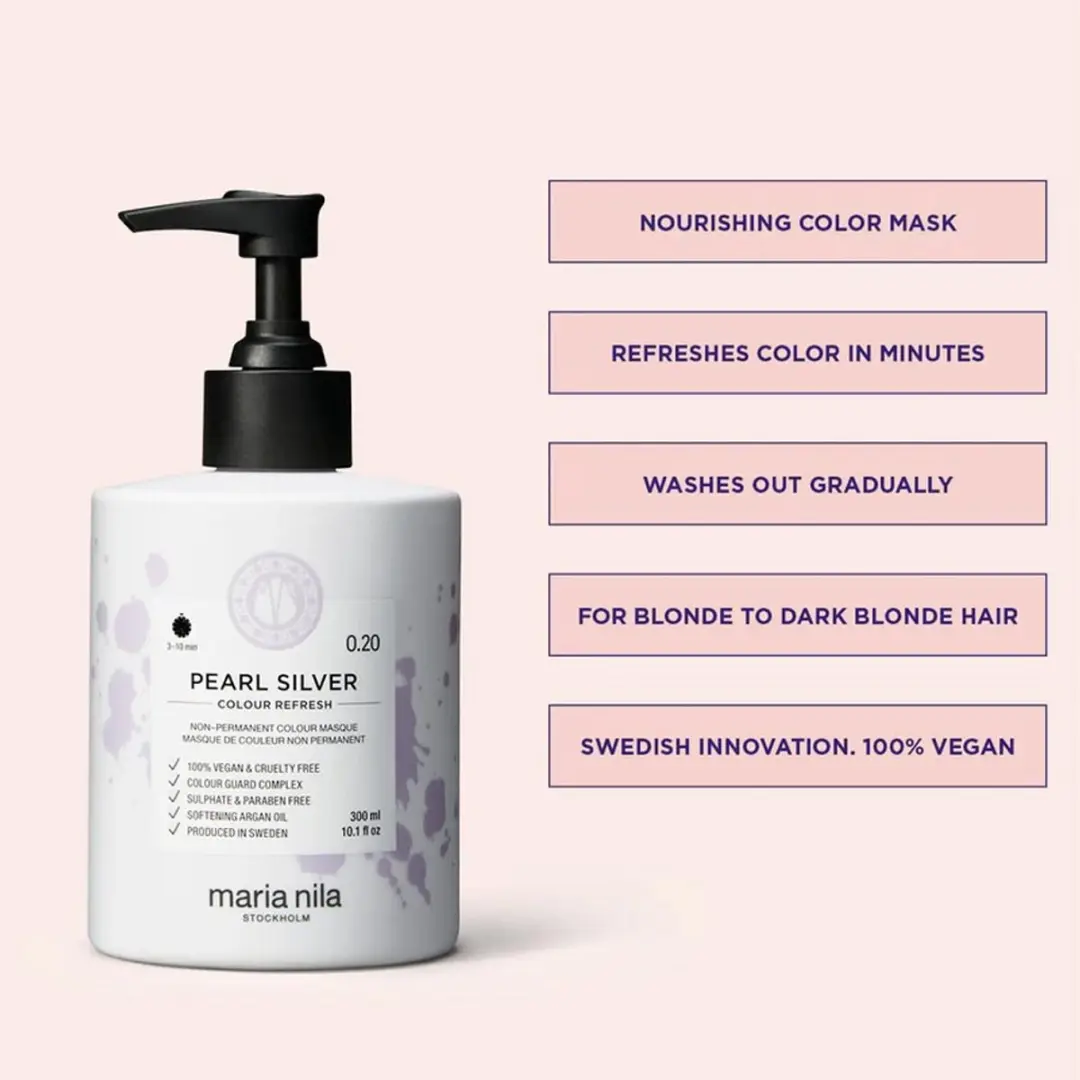 Maria Nila Colour Refresh 300ml - Pearl Silver 0.20