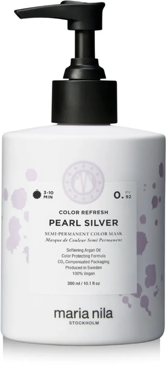 Maria Nila Colour Refresh 300ml - Pearl Silver 0.20 - afbeelding 6 van 6
