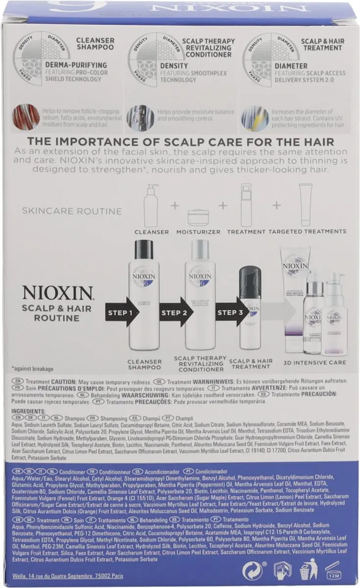 Nioxin System 6 Trial Kit - Conditioner & Shampoo - afbeelding 4 van 6