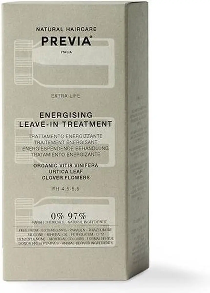 Previa Natural Haircare Extra Life Energising Leave-in Treatment 15ml