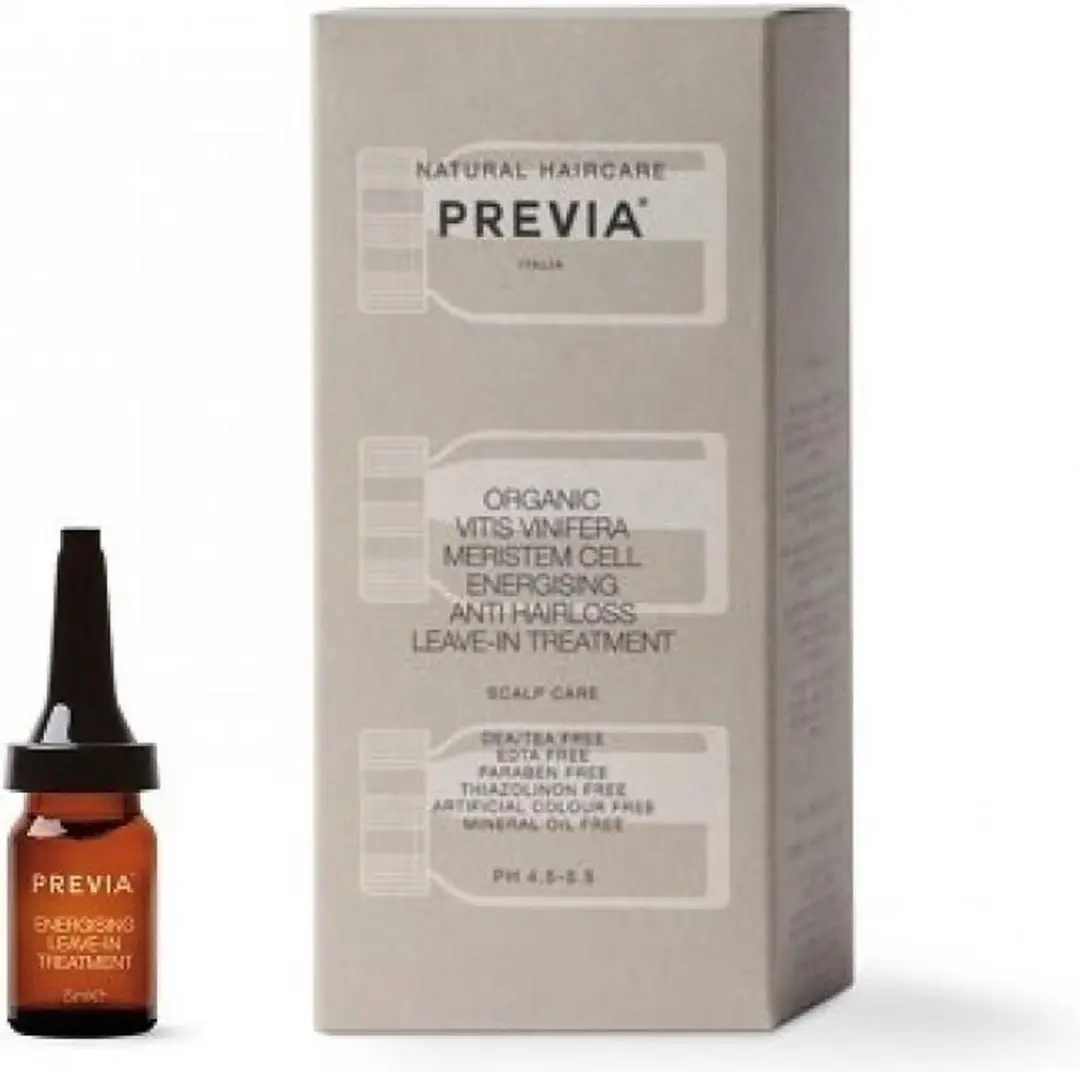 Previa Natural Haircare Extra Life Energising Leave-in Treatment 15ml - 3 Ampullen