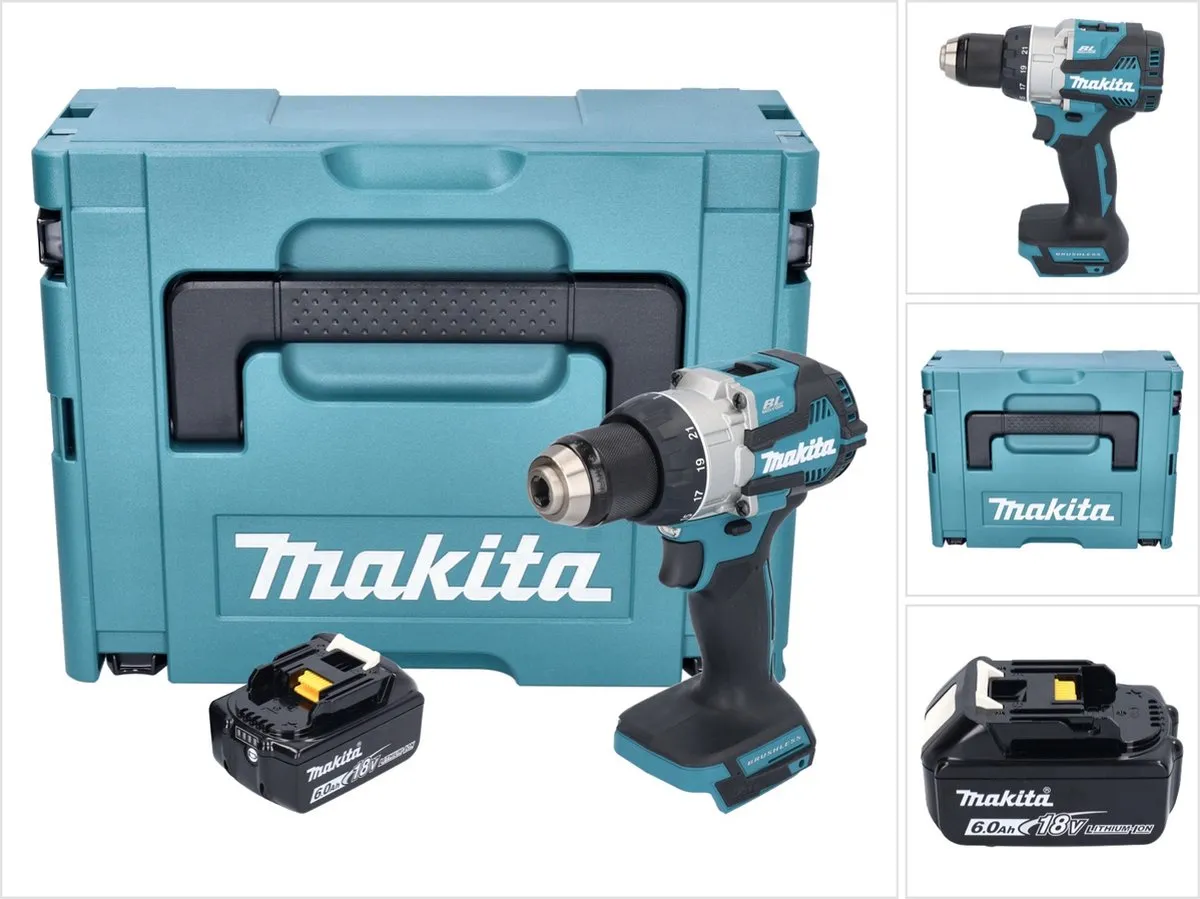 Makita DDF489 G1J Accuboormachine 18V 73Nm Borstelloos