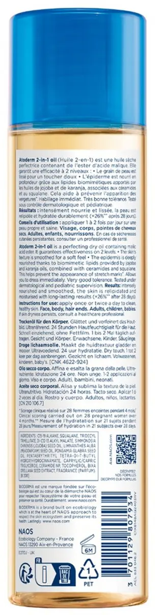 Bioderma Atoderm 2-in-1 Olie 150ml