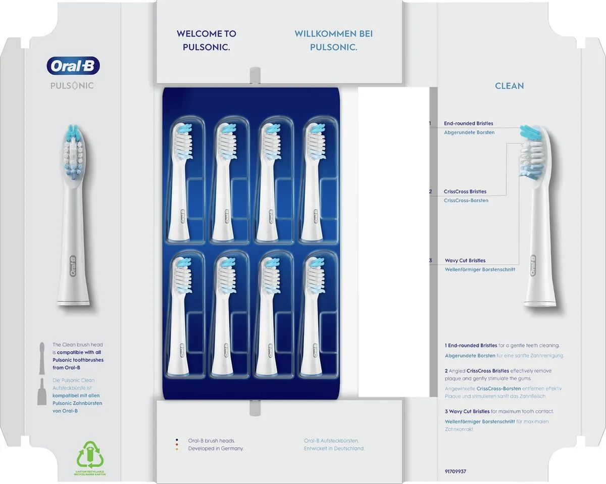Oral-B Pulsonic Clean Opzetborstels