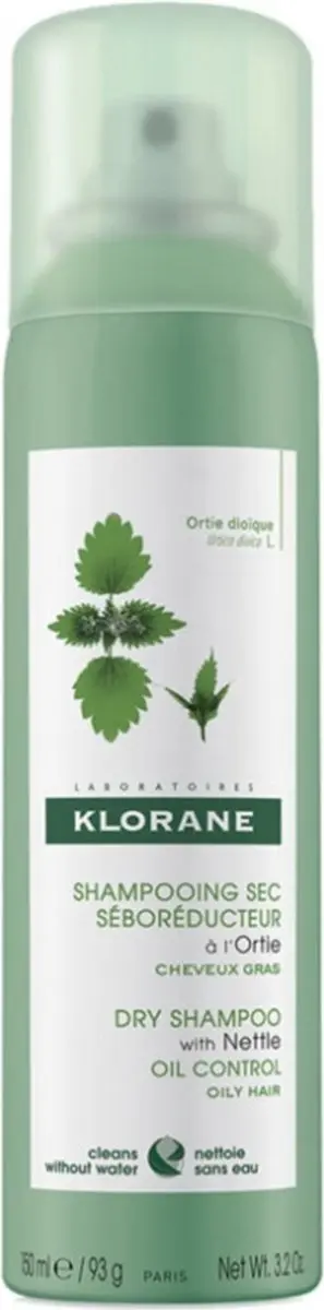 Klorane Nettle Oil Control Droogshampoo 150ml - afbeelding 4 van 5