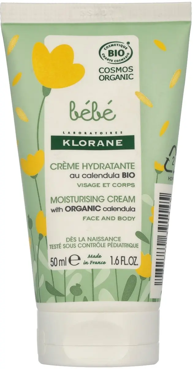 Klorane Bébé Bio Verzorgende Crème 50ml