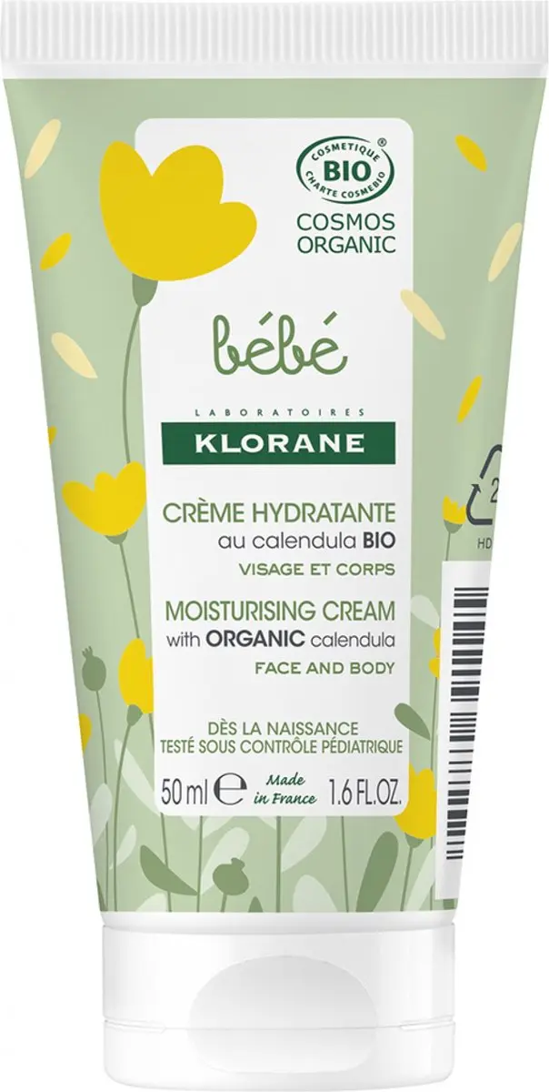 Klorane Bébé Bio Verzorgende Crème 50ml