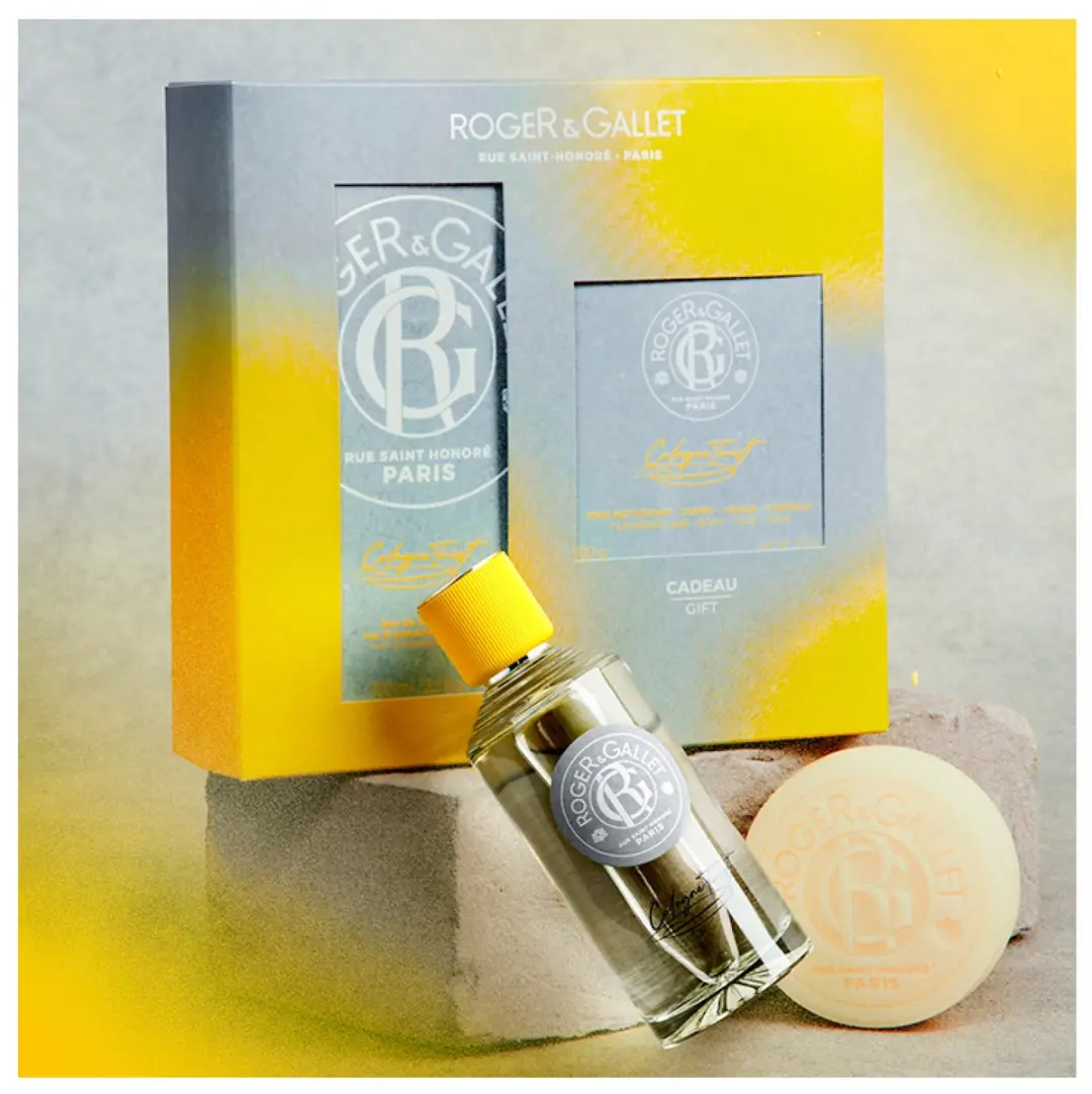 Roger & Gallet Cologne Twist Eau de Cologne 100ml - Reinigingsreep 100g