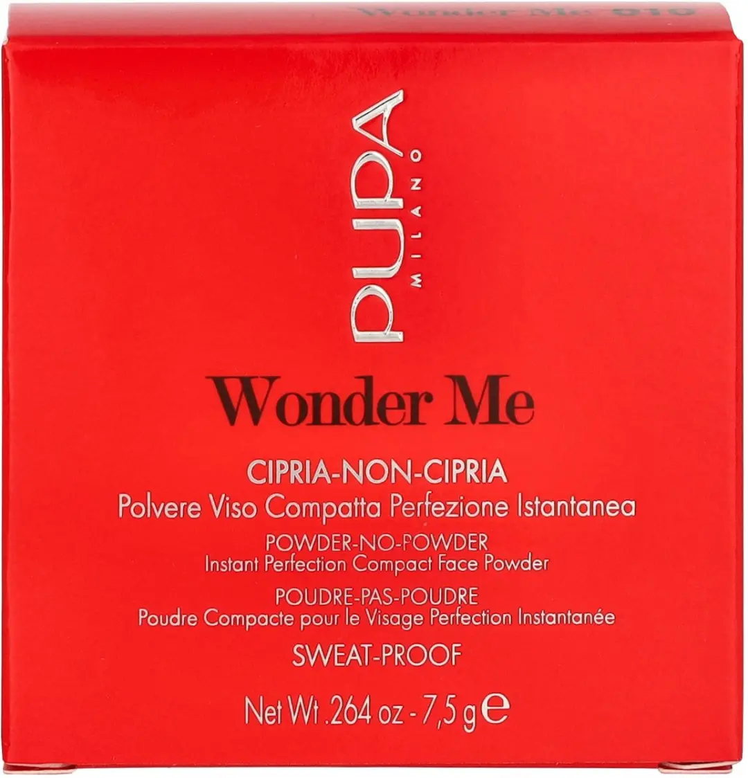 Pupa Milano Wonder Me Compact Face Powder #010 Ivory 7.5g