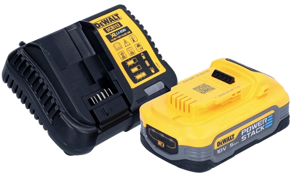 DeWalt DCD996H1 Klopboormachine 18V 95Nm - Powerstack 5.0Ah + Lader