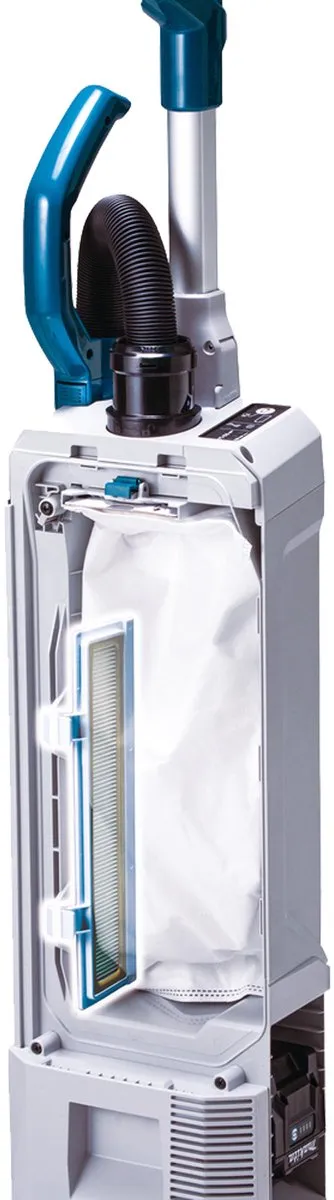 Makita VC010GZ Accu Borstelstofzuiger XGT 40V Max - Wit/Blauw