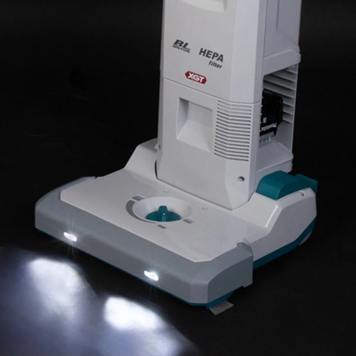 Makita VC010GZ Accu Borstelstofzuiger XGT 40V Max - Wit/Blauw