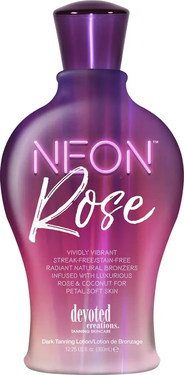 Devoted Creations Neon Rose Zonnebankcrème 362ml